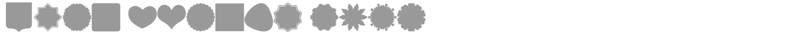 Font Shapes 2019 font preview